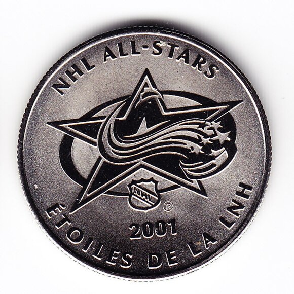 2001 Bobby Hull NHL All Stars Medal (b40) - Picture 2 of 2